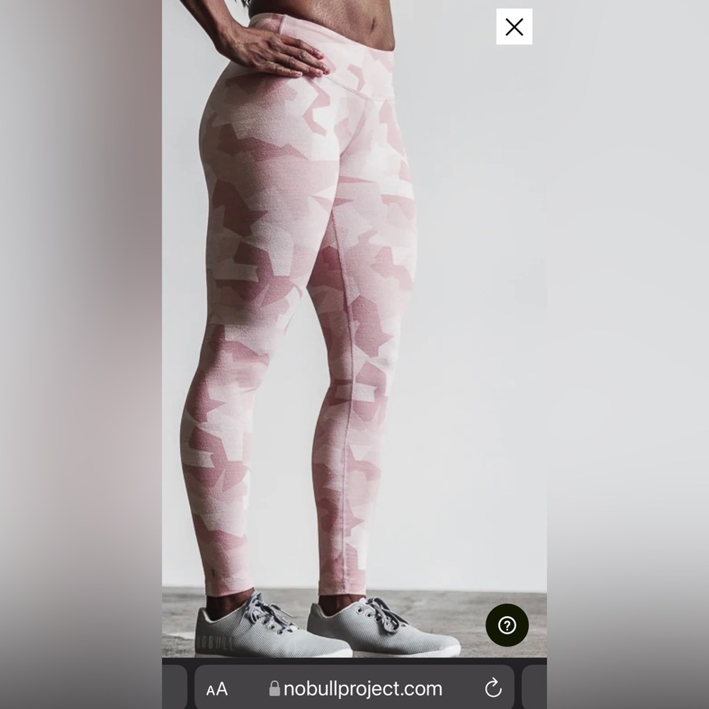 NoBull Tight (MELANGE) Dusty Rose Size XS.  New.